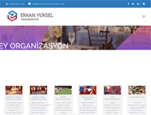 Tablet Screenshot of erkanyukselorganizasyon.com